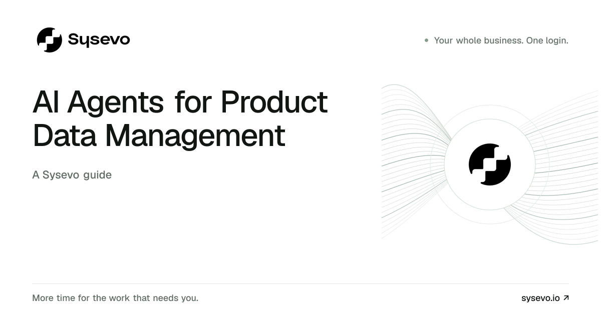 Sysevo guide: AI Agents for Product Data Management