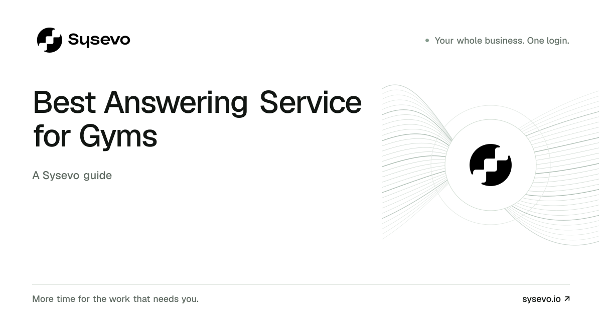 Sysevo guide: Best Answering Service for Gyms