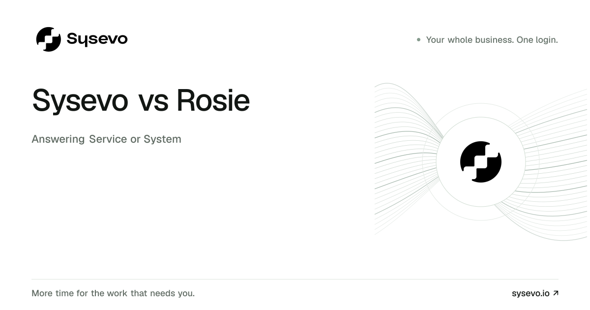 Sysevo vs Rosie comparison