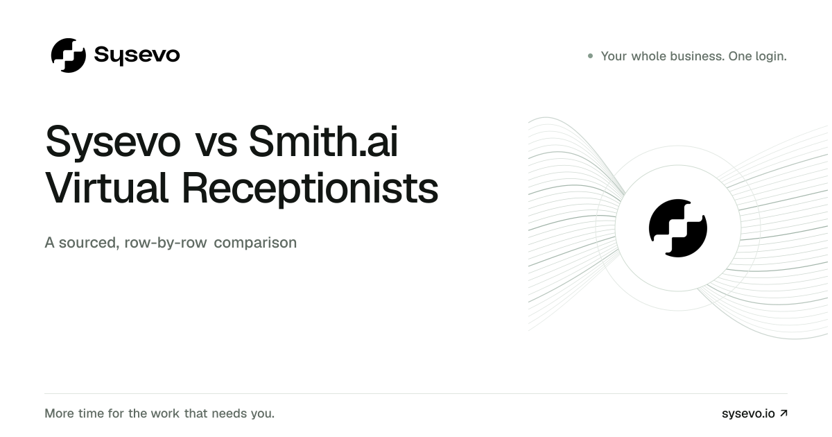 Sysevo vs Smith.ai Virtual Receptionists comparison